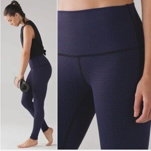 Lululemon Athletica Blue High-Rise Leggings